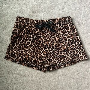 Leopard Print Pajamas Shorts